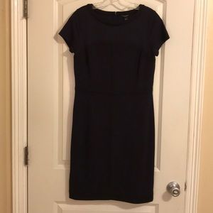 Dark purple sheath dress
